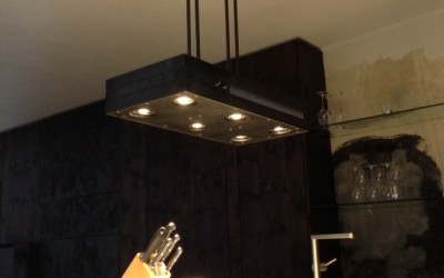 Kochinselbeleuchtung mit Led, Eisen/roh